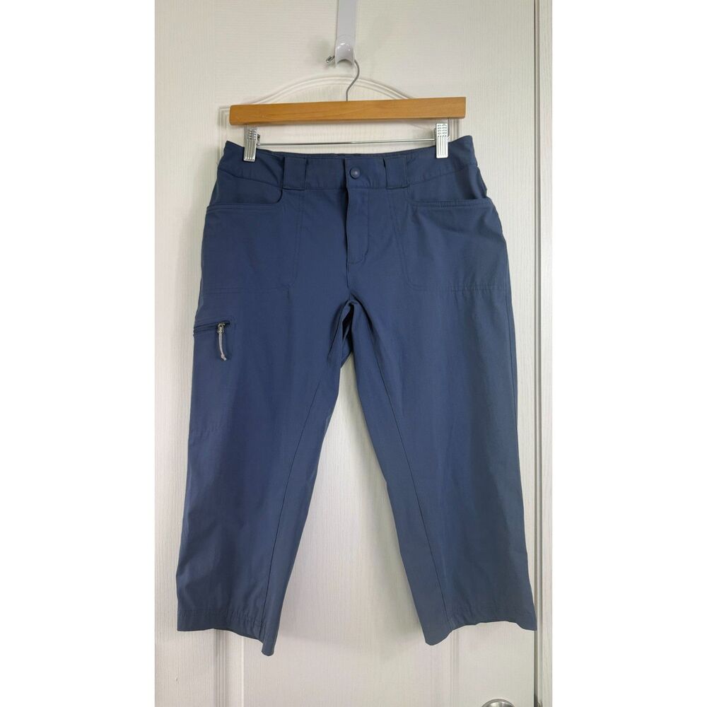 EMS Eastern Mountain Sports Women's Blue Capri Outdoor Hiking Pants Size 2